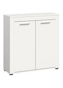 Inosign , Highboard »Aosta, Höhe 88 cm, in verschiedenen Farbausführungen«, mit 2 Türen und 3 Fächern, Wohnzimmer, Kommode, Schrank , weiss , Masse...
