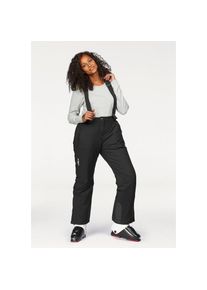 Polarino , Skihose mit abnehmbaren Hosenträgern , schwarz , Skihose von Polarino, mit abnehmbaren Hosenträgern