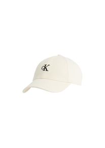 Calvin Klein Jeans , Baseball Cap »EMBROIDERED MONOGRAM CAP« mit Logostickerei , weiss