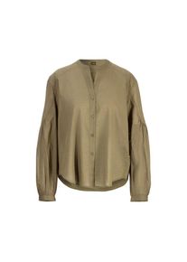 BOSS Orange , Klassische Bluse »Berday Premium Damenmode«, mit Ballonärmeln , grün , Bluse von BOSS Orange Womenswear