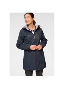 Polarino , Softshellmantel, Wasser,- und windabweisend sowie atmungsaktiv , blau , Modischer Funktionsmantel aus elastischem Softshell