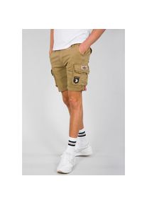 Alpha Industries , Damen , Cargoshorts &raquo;Crew Short Patch&laquo; , beige , Moderne Shorts von Alpha