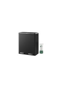 Mülleimer »2 x 30 l«, 2 Behälter , schwarz , Songmics