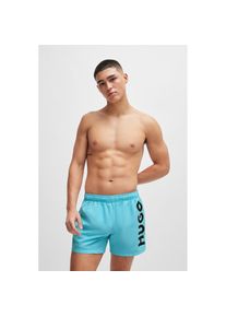 HUGO Underwear , Badeshorts »ABAS« mit HUGO Logo-Print , blau , Badeshorts von HUGO Menswear
