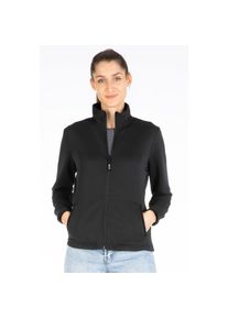 LPO , Strickfleecejacke »XARA WMN« mit Stehkragen , schwarz , Bequeme klassische Damen-Fleecejacke