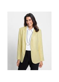 Inspirationen , Jackenblazer »Blazer« , gelb , mit 70% Viskose