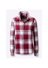 Casual Looks , Karobluse , angenehm weicher Leichtflanell