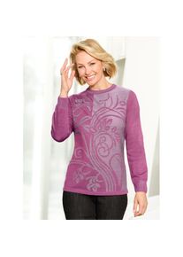Classic Basics , Jacquardpullover »Langarm-Pullover« , grau , Jacquard