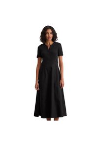 Marc O'Polo Marc O'Polo , Maxikleid geripptes Oberteil, Reissverschluss an der Seite, nahtfrei , schwarz , Jerseykleid von Marc O'Polo