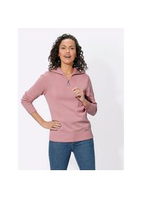 Casual Looks , Troyer »Troyer-Pullover« , rosa , mit 50% Baumwolle