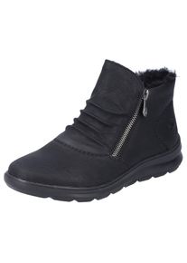 Rieker , Winterboots , Stiefelette, Warmfutter, Boots mit herausnehmbarer Textilsohle , schwarz , Mit beidseitigen Reissverschlüssen