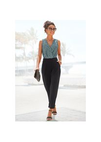 Lascana , Overall, mit überlappendem Oberteil, eleganter Jumpsuit, Business-Look , grün