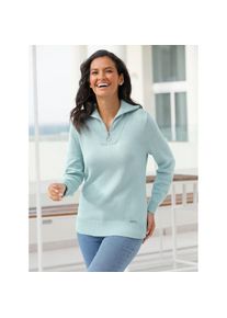 Casual Looks , Troyer »Troyer-Pullover« , grün , mit 50% Baumwolle
