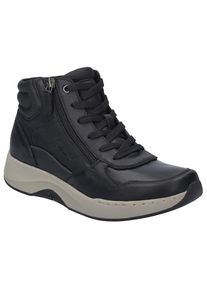 Josef Seibel , Damen , Sneaker »Elli 01« Trekkingschuh, Schnürboots, Komfortschuh mit Wechselfussbett , schwarz , High-Top Sneaker mit...