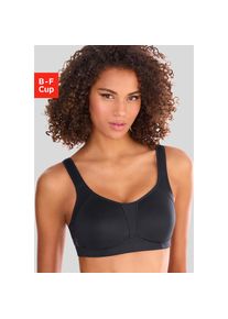 active by Lascana Lascana Active, LASCANA ACTIVE Sport-BH ohne B&uuml;gel f&uuml;r Sportarten mit starker Belastbarkeit, schwarz, 95, Cup C, Sport-BH