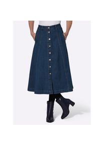Inspirationen , Jeansrock , blau , Baumwoll-Qualität