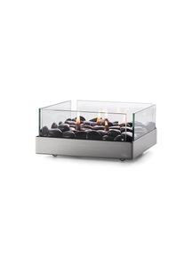Philippi , Feuerstelle »Fireplace Tischkamin, quadratisch« , farblos , Kein Rauch und Geruch