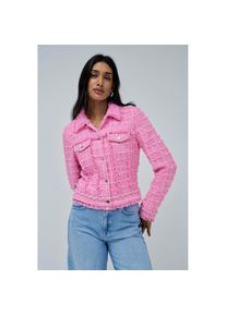 Salsa , Kurzjacke »Jeans Jacke Tweed Trucker Jacket« , pink , Jacke