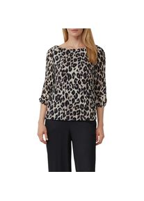 s.Oliver BLACK LABEL , Klassische Bluse mit All-Over Print , schwarz , Bluse von s.OLIVER Black Label