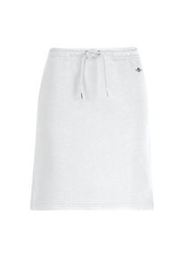 Gant, Unisex, Minirock &raquo;REG SHIELD SKIRT&laquo;, light grau melange, M, Rock von Gant