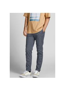 Jack & Jones Jack & Jones , Chinohose »JPSTMARCO JJFURY AKM« , blau , Paspeltaschen mit Knopf