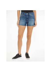 Tommy Jeans , Shorts »HOT PANT BH0137«, mit Logo-Badge & Flag , blau , Hot Pants von Tommy Jeans Womanswear