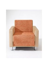 Jelmoli Tagesdecke, terrakotta, 48% Polyacryl, 41% Polyester, 11% Baumwolle