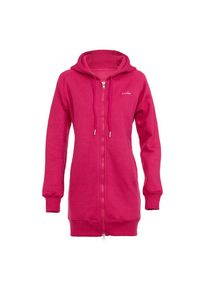 WINSHAPE , Damen , Trainingsjacke »Hoodie-Jacke J006« Street Style , pink , Extra lang geschnittene Hoodie-Jacke mit 2 Taschen