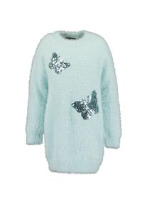 Blue Seven , Strickkleid, in Bouclé-Optik und mit tollen Pailletten-Schmetterlingen , Schönes Strickkleid von Blue Seven