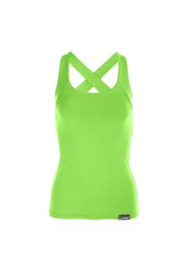 WINSHAPE, Unisex, Sporttop &raquo;WVR25&laquo; Cross Back Style, apfelgr&uuml;n, L, Cross-Back-Top mit eingearbeitetem Sport-Bustier