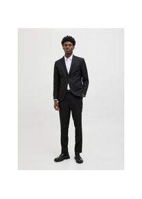 Jack & Jones Jack & Jones , Anzug »JPRCOSTA SUIT«, (Set, 2 tlg.), sehr schmal, mit fallendem Revers , schwarz , Modischer Anzug von Jack & Jones