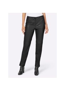 Heine , Lederhose , schwarz , Lamm-Nappa