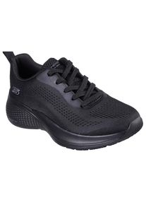 Skechers , Sneaker »BOBS INFINITY«, Freizeitschuh, Fitnessschuh, Schnürschuh im trendigen Materialmix , schwarz , Bequeme Skechers Sneaker mit...