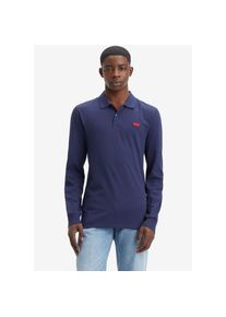 Levi's Levi's, Herren, Langarm-Poloshirt mit Logo Stickerei, naval acad, S, Langarm Polo von Levi's