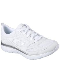Skechers , Damen , Sneaker »SUMMITS-SUITED« Freizeitschuh, Trainingsschuh, Schnürschuh mit weicher Polsterung , silberfarben , Sportiver...