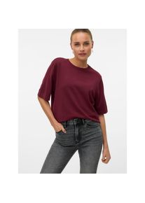 Véro Moda Vero Moda , Kurzarmpullover »VMSILJE 2/4 O-NCK OVERSIZE PULL GA NOOS« , lila , Pullover von Vero Moda mit Halbarm