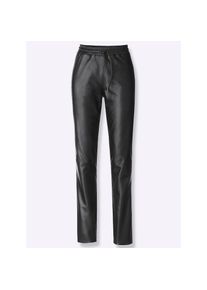 Inspirationen , Lederhose , schwarz , reines Lammnappa-Leder