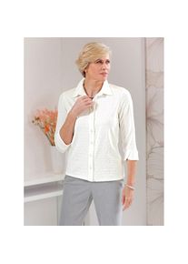 CLASSIC , Klassische Bluse , beige , elegante Jacquard-Qualität