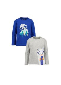 Blue Seven , Langarmshirt, (Packung, 2 tlg.), mit grossen Comic-Frontmotiven , Shirts mit langem Arm von Blue Seven