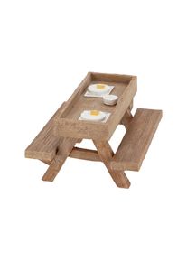 Esschert Design, Esschert Design Futterautomat &raquo;Wandpicknicktisch&laquo;, braun