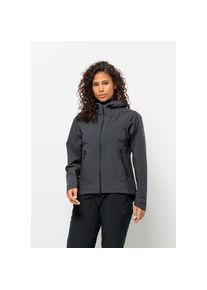 Jack Wolfskin , Fahrradjacke »BIKE COMMUTE MONO JKT W« mit Kapuze , grau , Leichte Fahrradjacke