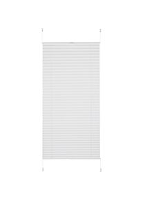 Plissee »Klemmfix Pisa« verdunkelnd energiesparend ohne Bohren verspannt , weiss , K-home , Obermaterial: 100% Polyester