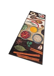 wash+dry by Kleen-Tex, wash+dry by Kleen-Tex K&uuml;chenl&auml;ufer &raquo;Hot Spices&laquo; rechteckig 9 mm H&ouml;he Teppich, Motiv Gew&uuml;rze, rutschhemmend, waschbar, K&uuml;che, 