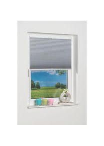 Plissee »Klemmfix Pisa« verdunkelnd energiesparend ohne Bohren verspannt , grau , K-home , Obermaterial: 100% Polyester