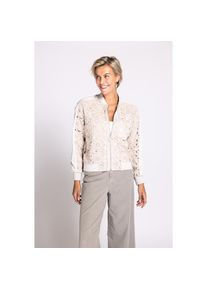 Zhrill , Blouson »BELL«, ohne Kapuze, mit gestrickter-gehäkelter Front , beige , Extravagantes Blouson von Zhrill