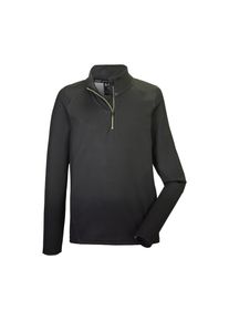 Killtec , Langarmshirt »KSW 164 BYS LS SHRT« , grün , Kids Funktionsshirt mit coolem Farbverlauf und Stehkragen