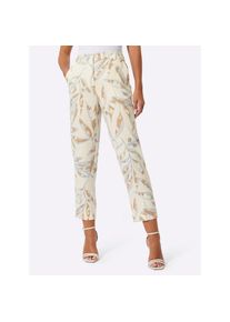 creation L , 7/8-Hose , beige , mit 25% Leinen