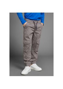 Kidsworld, Unisex, Kidsworld Cargohose &raquo;, bequeme Schlupfform mit Stretch&laquo; f&uuml;r Unisex, grau, 170, N-Gr, Cargohose von Kidsworld f&uuml;r Unisex
