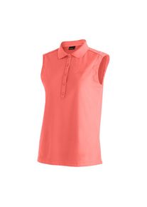Maier Sports, Unisex, Poloshirt &raquo;Ulrike sleeveless&laquo; Unisex Funktionsshirt, &auml;rmelloses Freizeitshirt, Regular Fit, altrosa, 46, Funktionales &auml;rmelloses