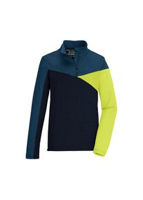 Killtec , Langarmshirt »KSW 381 BYS LS SHRT« , blau , Kids Funktionsshirt mit Stehkragen
